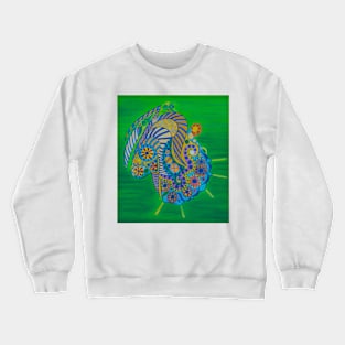 Green Pelican Crewneck Sweatshirt